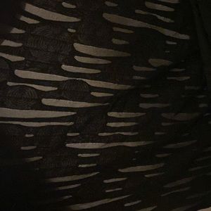 Fun Fabric - Steampunk, Black, sheer